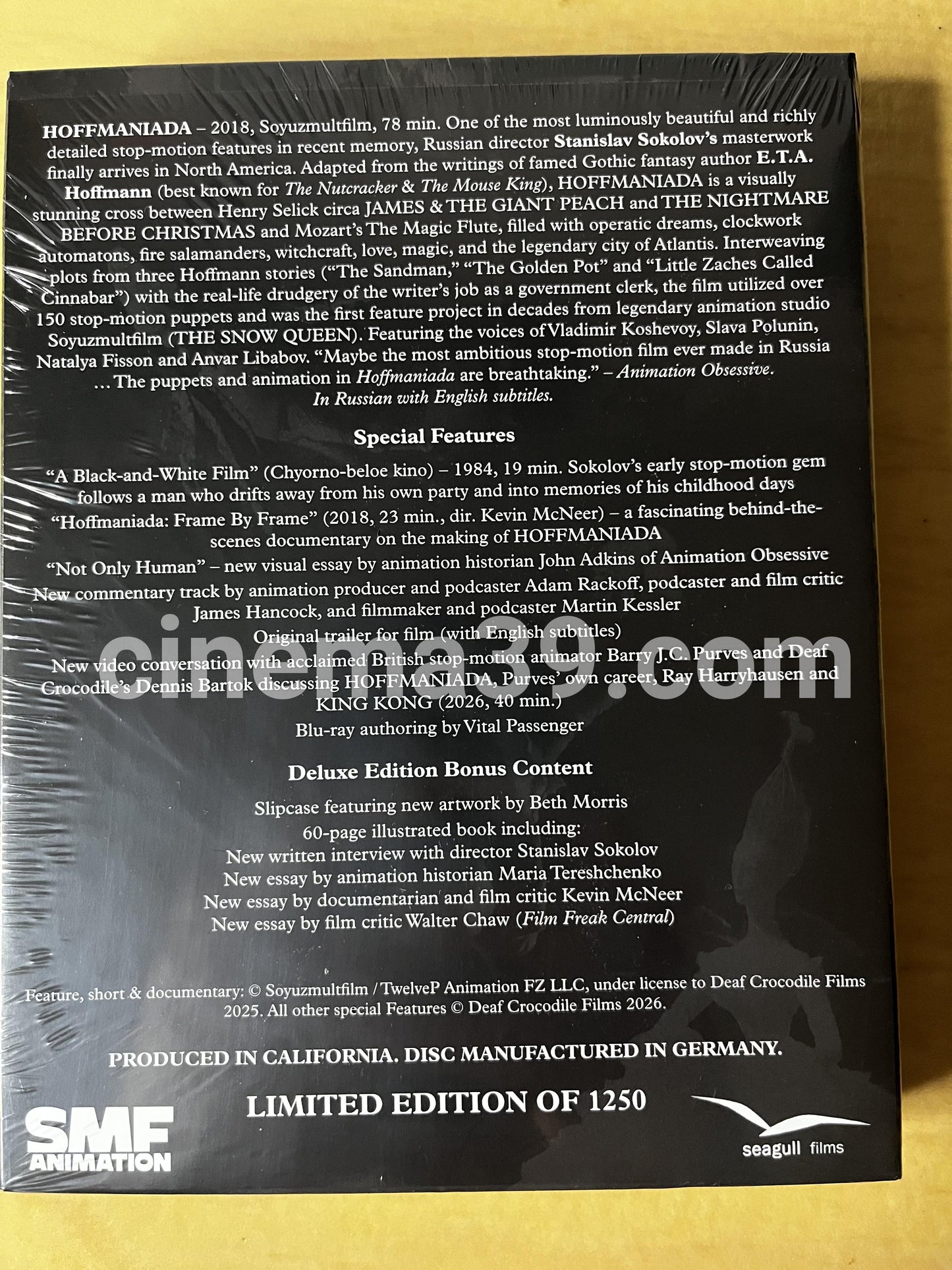 HOFFMANIADA Película Blu-ray Edición Deluxe LImitada