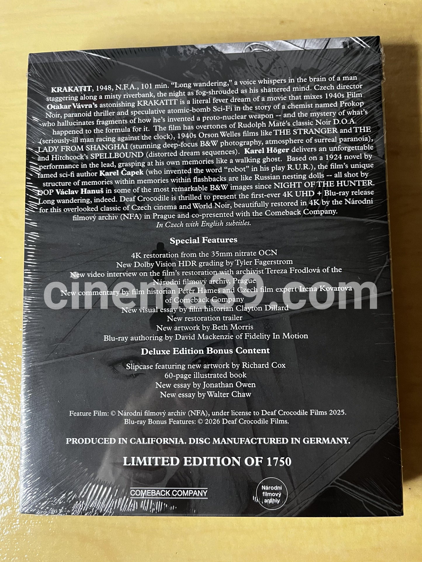 KRAKATIT Película 4K Edición Deluxe Limitada