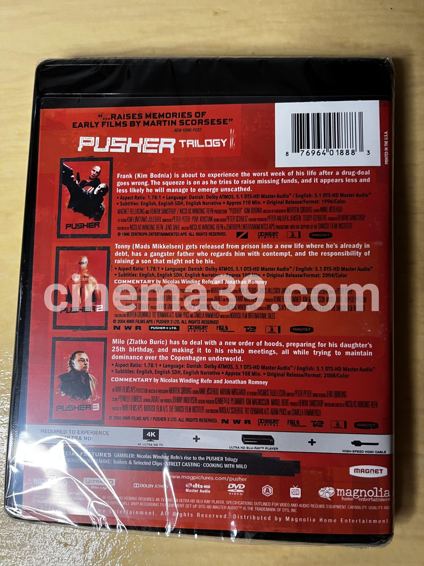 Pusher Trilogy Película 4K