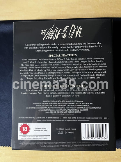 The House Of The Devil Película Blu-ray Edición Limitada Second Sight