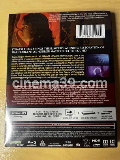 Suspira Película 4K + Blu-ray con Slipcase Edición Limitada