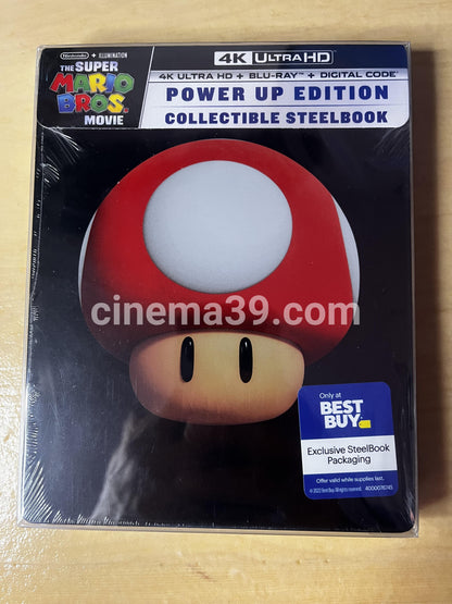 Super Mario Bros Película 4K Steelbook Edición Power Up