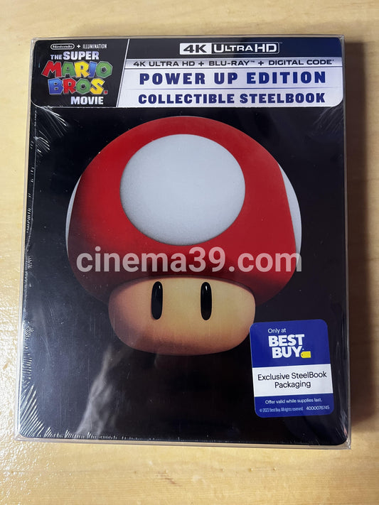 Super Mario Bros Película 4K Steelbook Edición Power Up