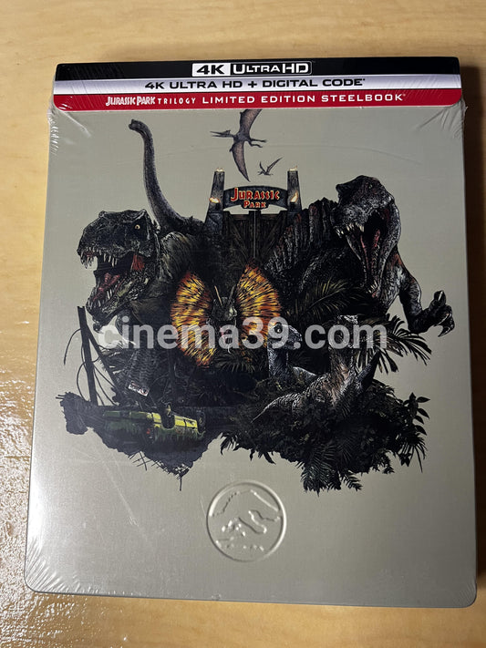 Jurassic Park Trilogy Limited Edition Steelbook 4K Ultra HD + Digital