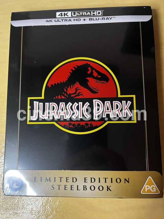 Jurassic Park Steelbook 4K UHD + Blu-Ray Edición limitada