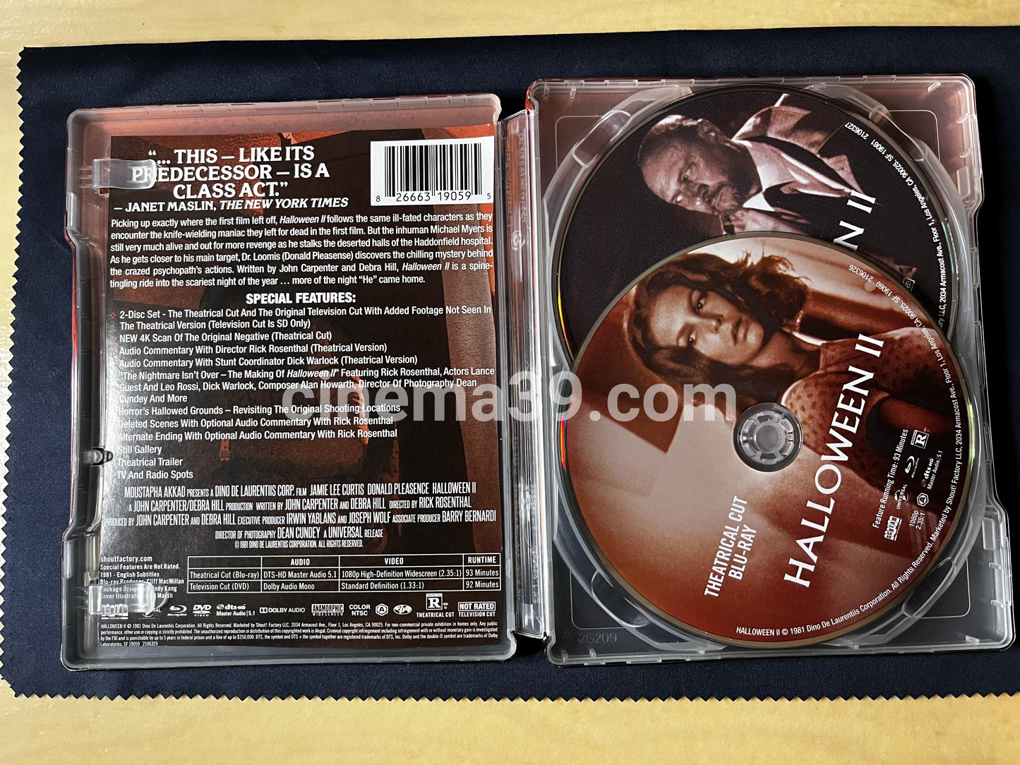 Halloween 2 Steelbook Blu-ray + DVD Edición Limitada