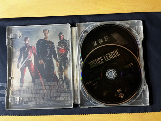 Justice League Steelbook 4K UHD + Blu-ray