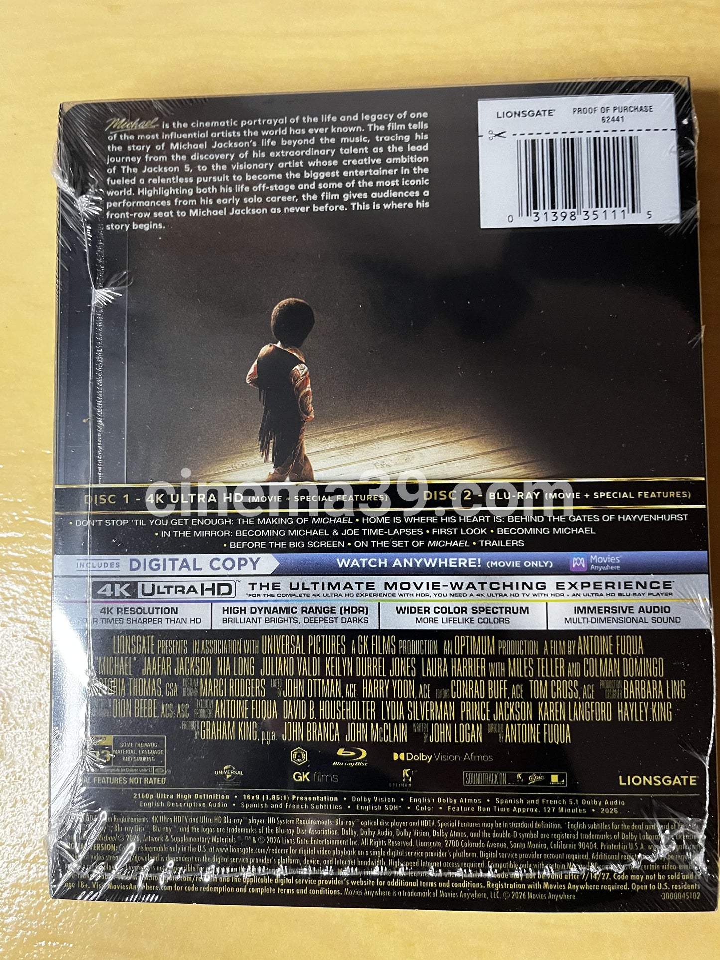 Michael Steelbook 4K UHD + Blu-ray + Digital
