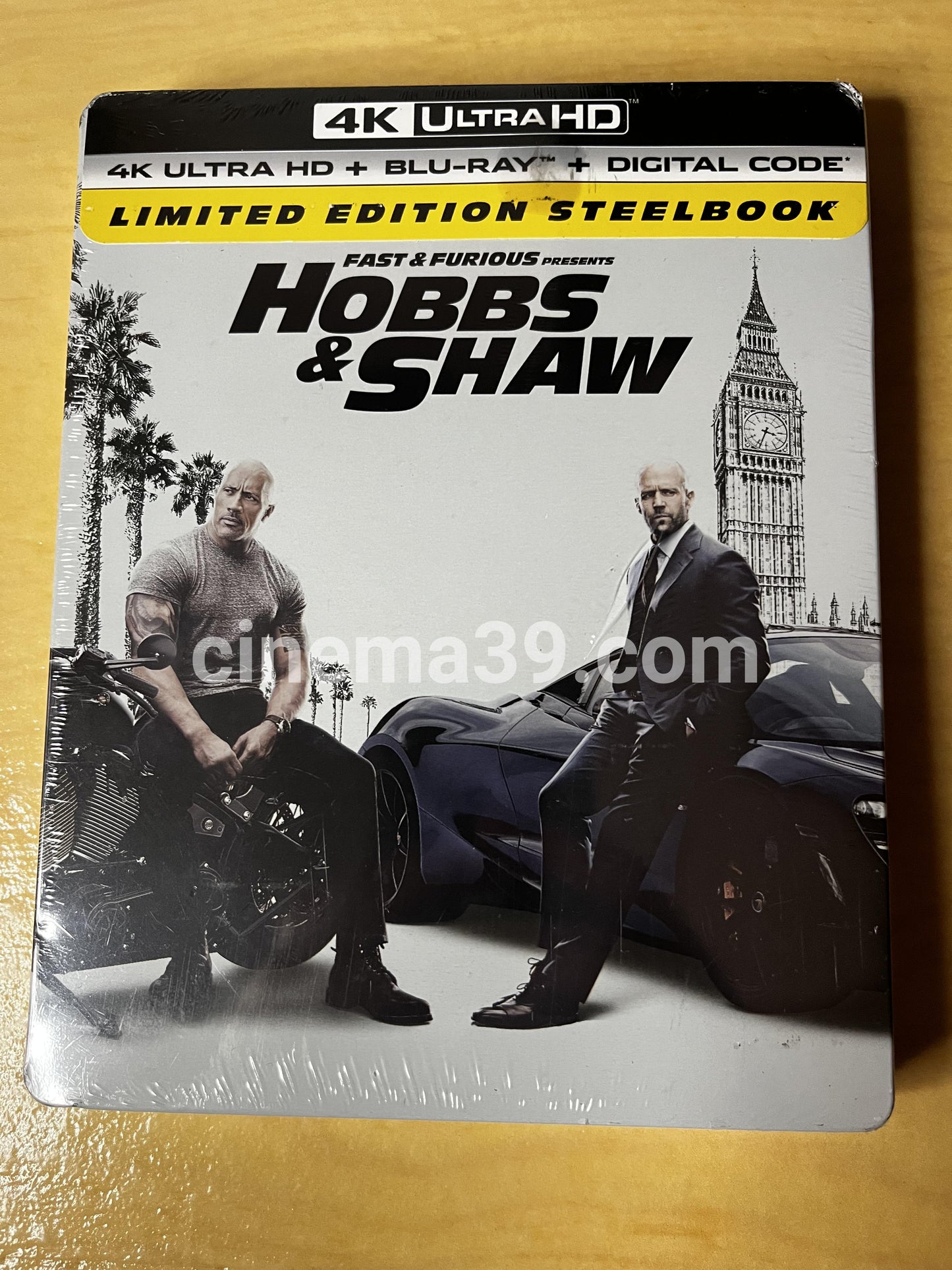Fast & Furious presenta: Hobbs & Shaw Steelbook 4K Ultra HD + Blu-ray + Digital