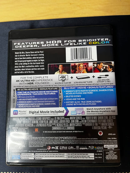 [Usado] Casino (1995) 4K + Bluray + Código Digital