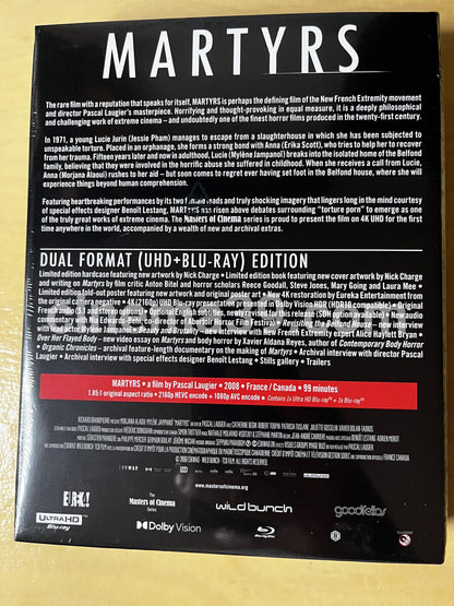 Martyrs Película 4K + Bluray Edición Limitada