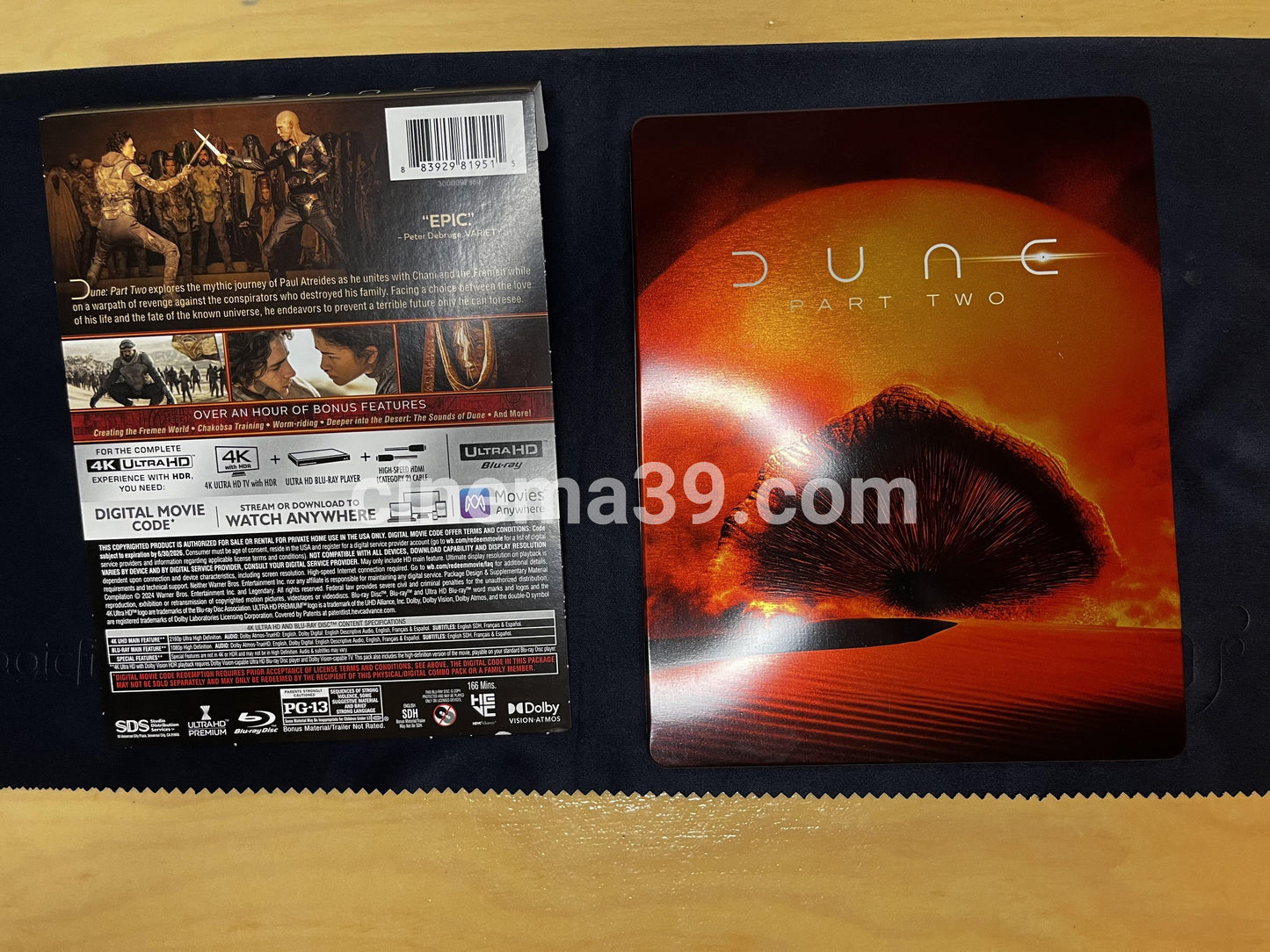 [Usado] Dune: Part Two Steelbook 4K + Blu-ray