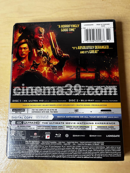 Hellboy (2019) Steelbook 4k + Blu-ray