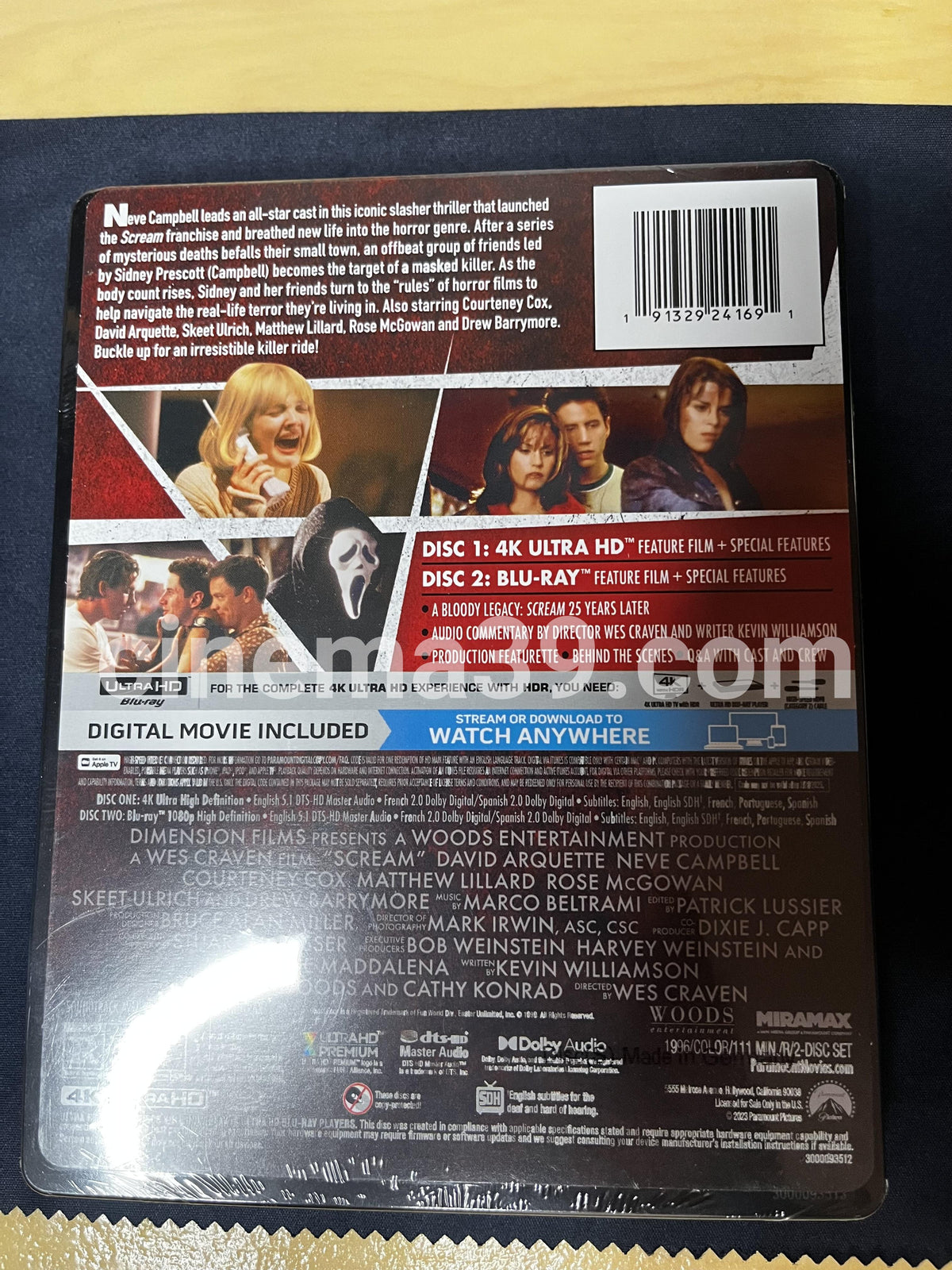 Scream Colección 7 Películas Steelbooks 4K