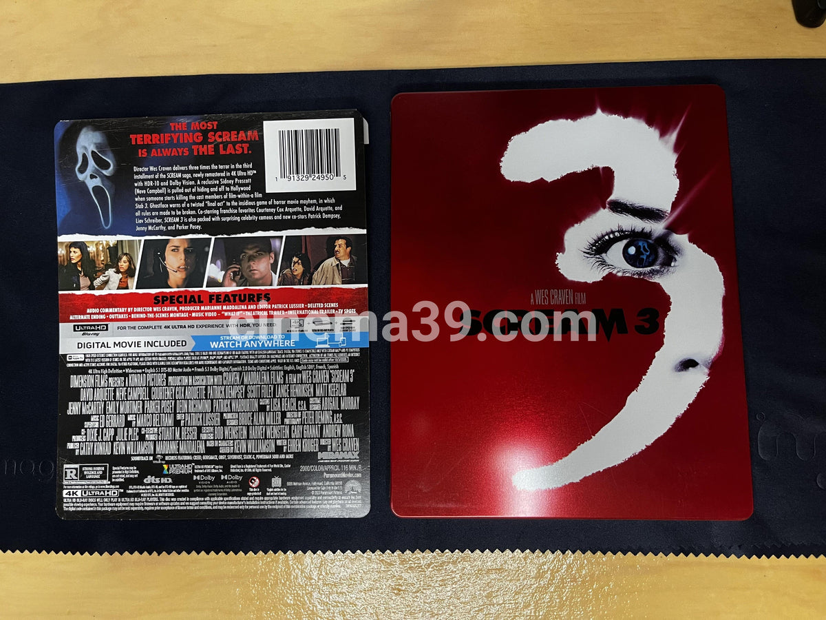 Scream Colección 7 Películas Steelbooks 4K