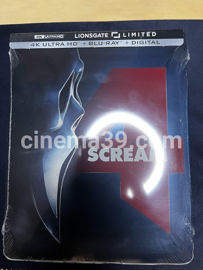 Scream Colección 7 Películas Steelbooks 4K