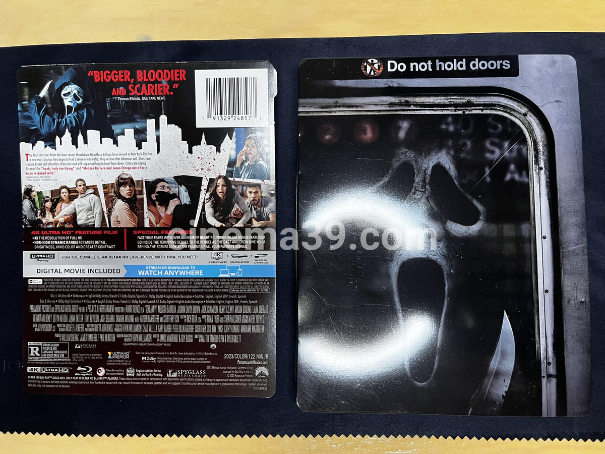 Scream Colección 7 Películas Steelbooks 4K