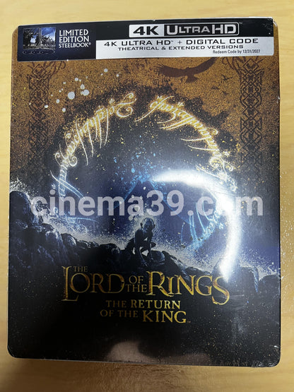 The Lord of the Rings: The Return of the King Steelbook 4K + Blu-ray