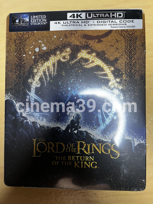 The Lord of the Rings: The Return of the King Steelbook 4K + Blu-ray