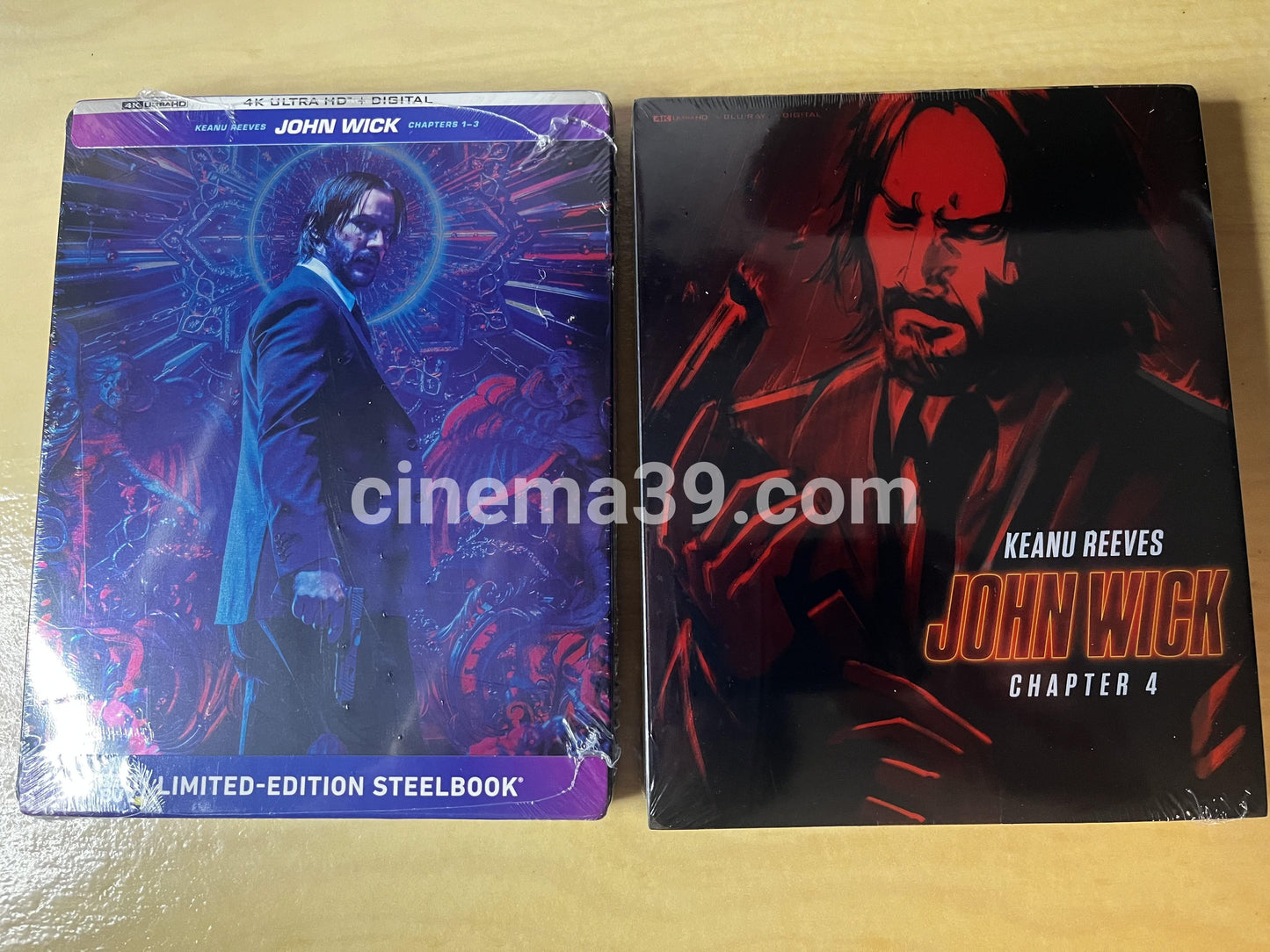 John Wick Colección Steelbooks + Blu-ray