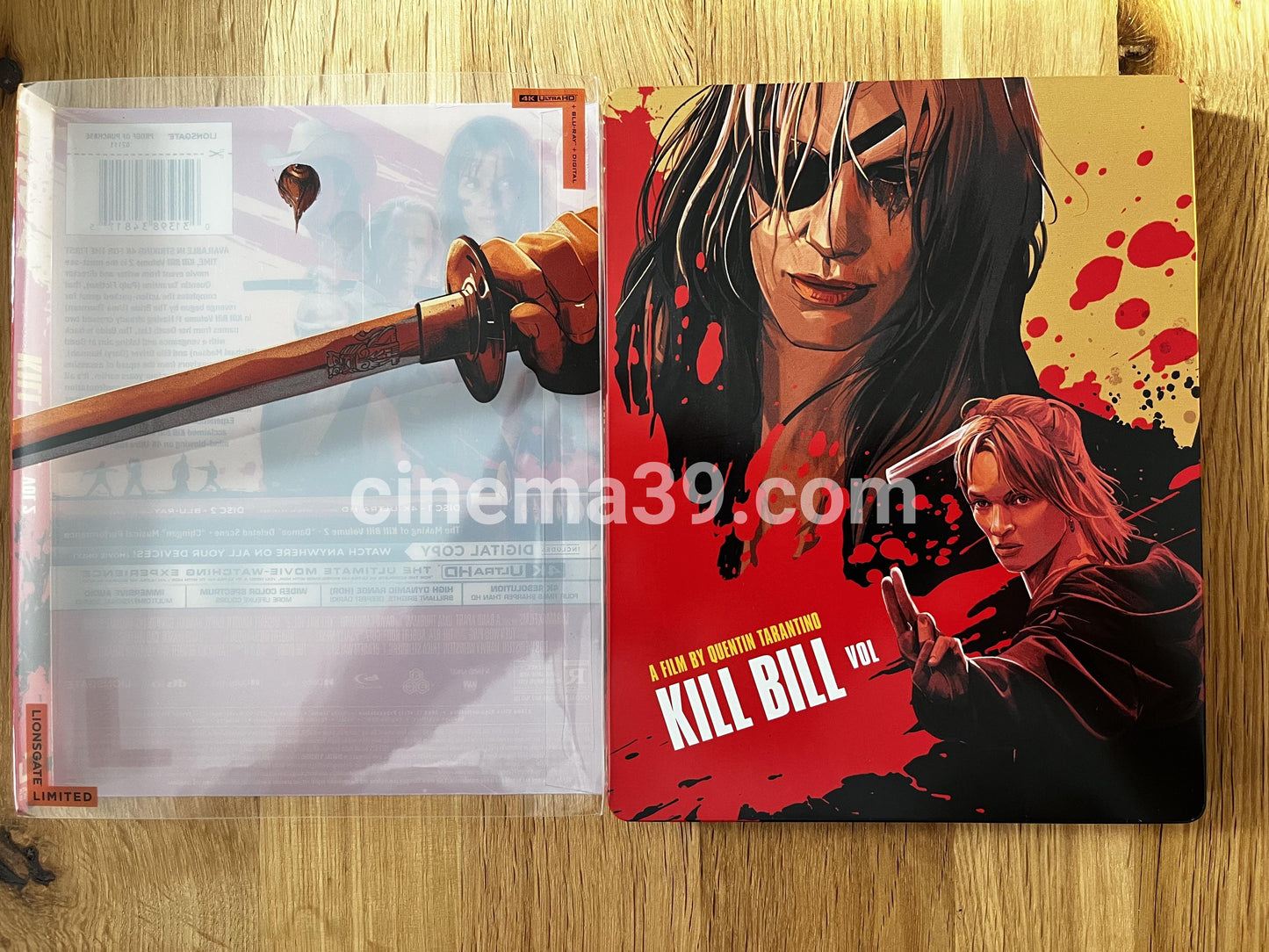 Kill Bill Vol2 4K UHD + Blu-ray Steelbook