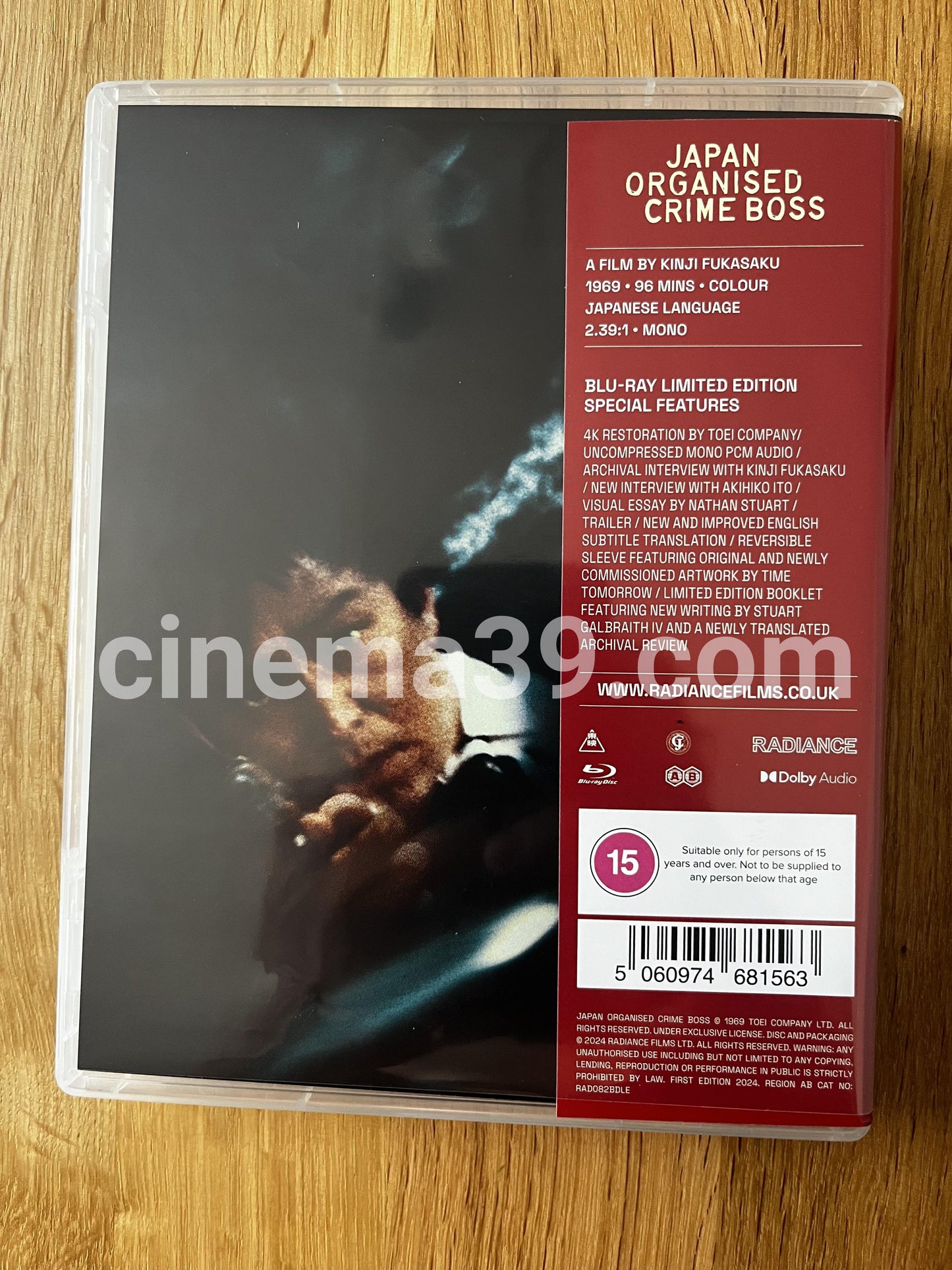 Japan Organized Crime Boss Edición Limitada Blu-ray