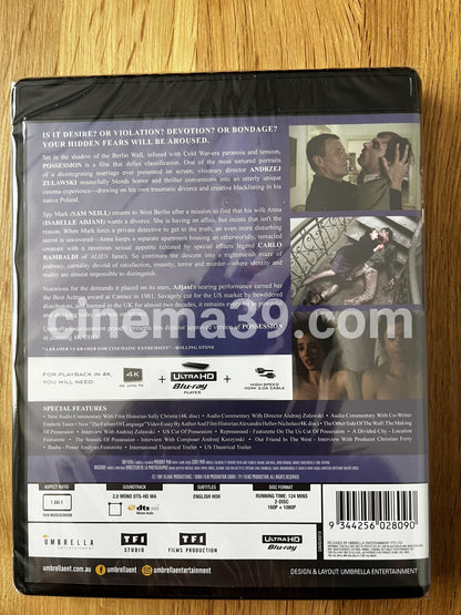 Possession con Slip 4K UHD + Blu-ray Umbrella