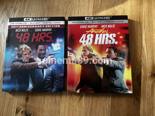 48hrs y Another 48hrs 4k UHD + Blu-ray + Digital