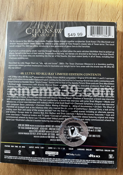 Texas Chainsaw Massacre Edición Limitada 4K UHD
