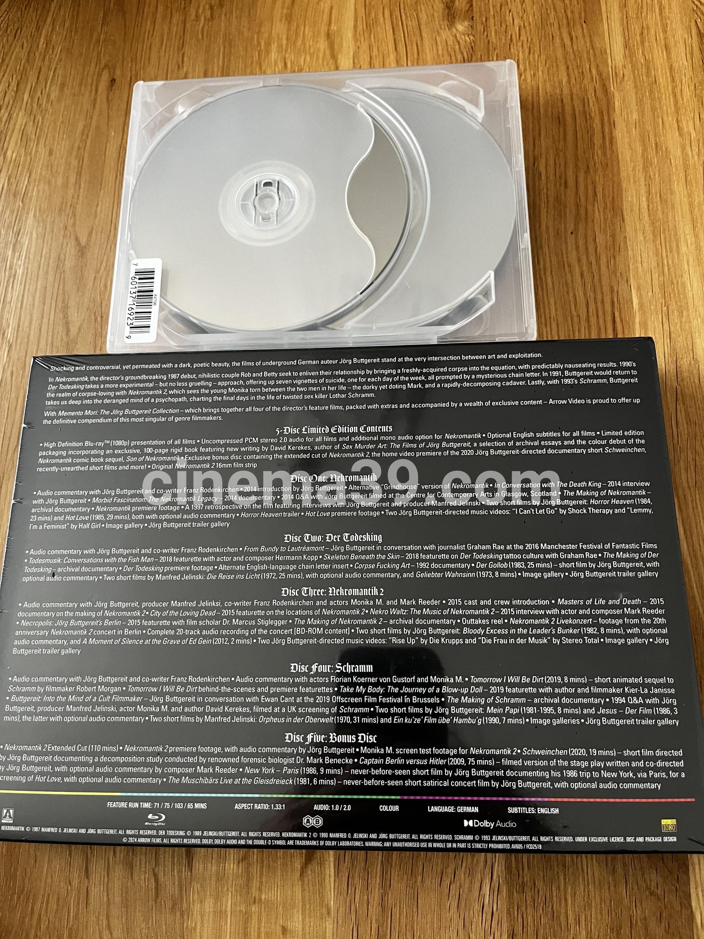Memento Mori: The Jörg Buttgereit Collection Blu-ray
