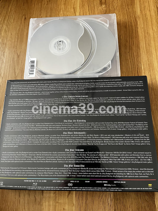 Memento Mori: The Jörg Buttgereit Collection Blu-ray