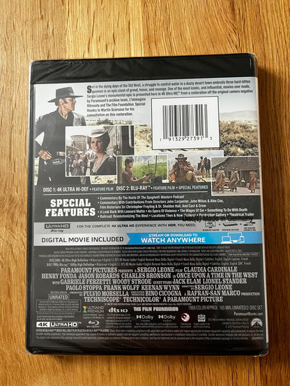 Once Upon a Time in the West  4K UHD + Blu-ray + Digital
