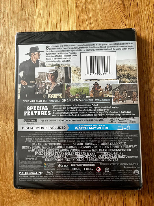 Once Upon a Time in the West  4K UHD + Blu-ray + Digital