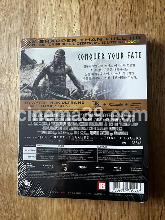 The Northman 4K Steelbook