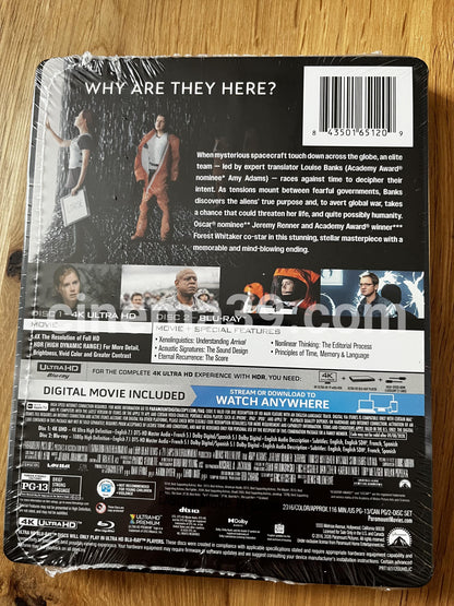 Arrival Steelbook Edición Limitada 4K UHD + Blu-ray + Digital