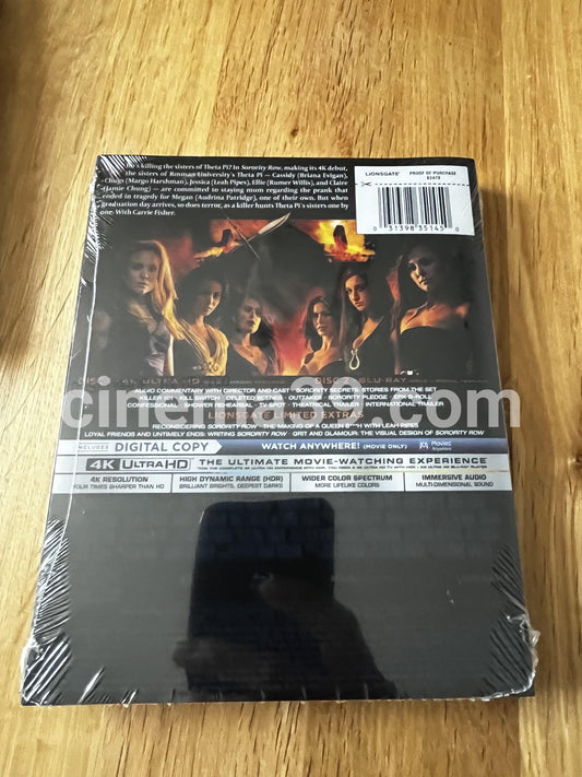 Sorority Row 4K Steelbook Lionsgate Limited