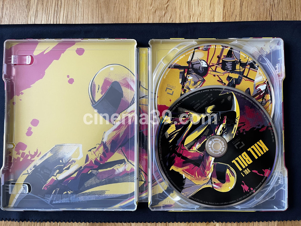 Kill Bill Vol. 1 4K Steelbook + Blu-ray