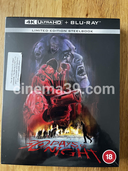 30 Days Of Night 4K Steelbook + Blu-ray Edición Limitada