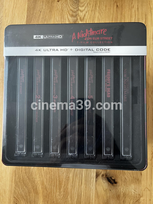 A Nightmare on Elm Street  Colección 7 Películas Steelbook 4K UHD + Digital