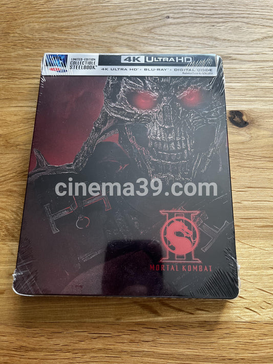 Mortal Kombat II 4K Steelbook + Blu-ray + Digital Edición Limitada