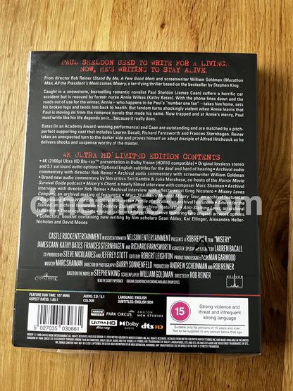 Misery Película 4K Edición Limitada