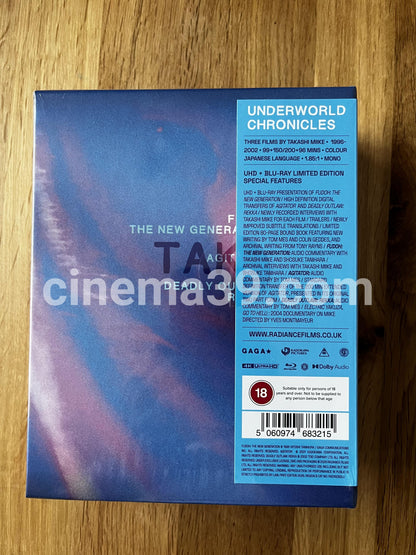 Underworld Chronicles Boxset de Colección de 3 Películas 1 4K + 2 Blu-ray