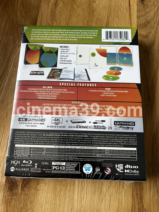 Project Hail Mary Steelbook 4K UHD + Blu-ray + Digital