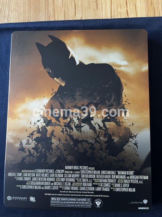 Batmans Begins Steelbook Blu-ray