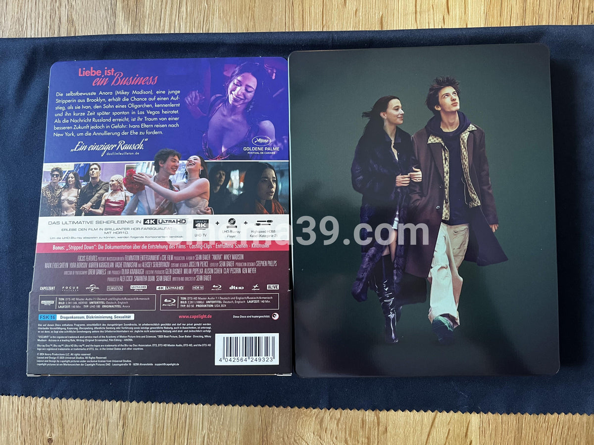 Anora Steelbook 4k Edición Limitada