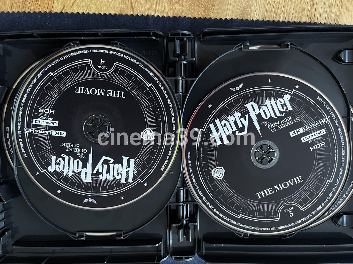 Harry Potter Colección de 8 Películas 4K UHD + Blu-ray