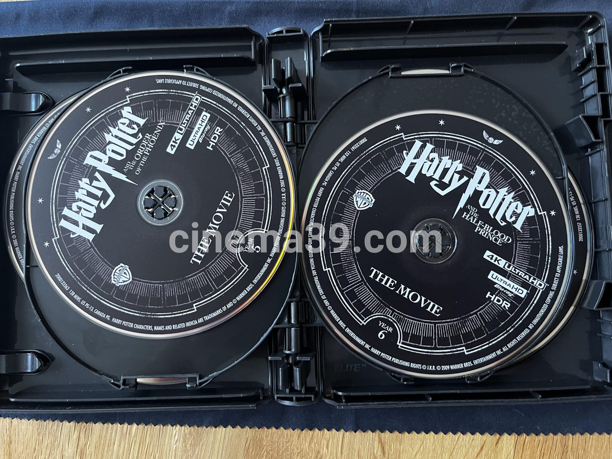 Harry Potter Colección de 8 Películas 4K UHD + Blu-ray