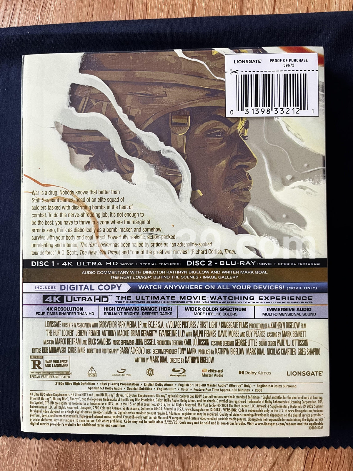 The Hurtlocker Steelbook 4K UHD + Blu-ray