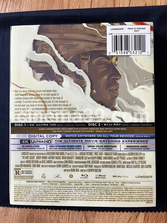 The Hurtlocker Steelbook 4K UHD + Blu-ray