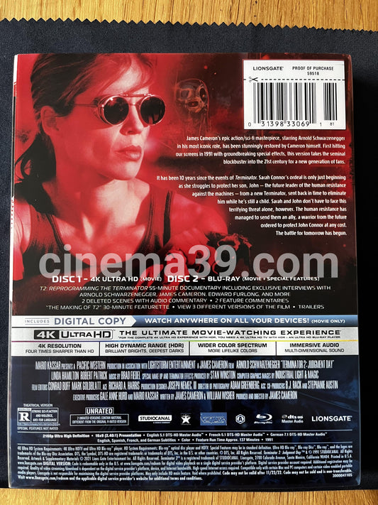 Terminator 2 Steelbook 4K UHD + Blu-ray